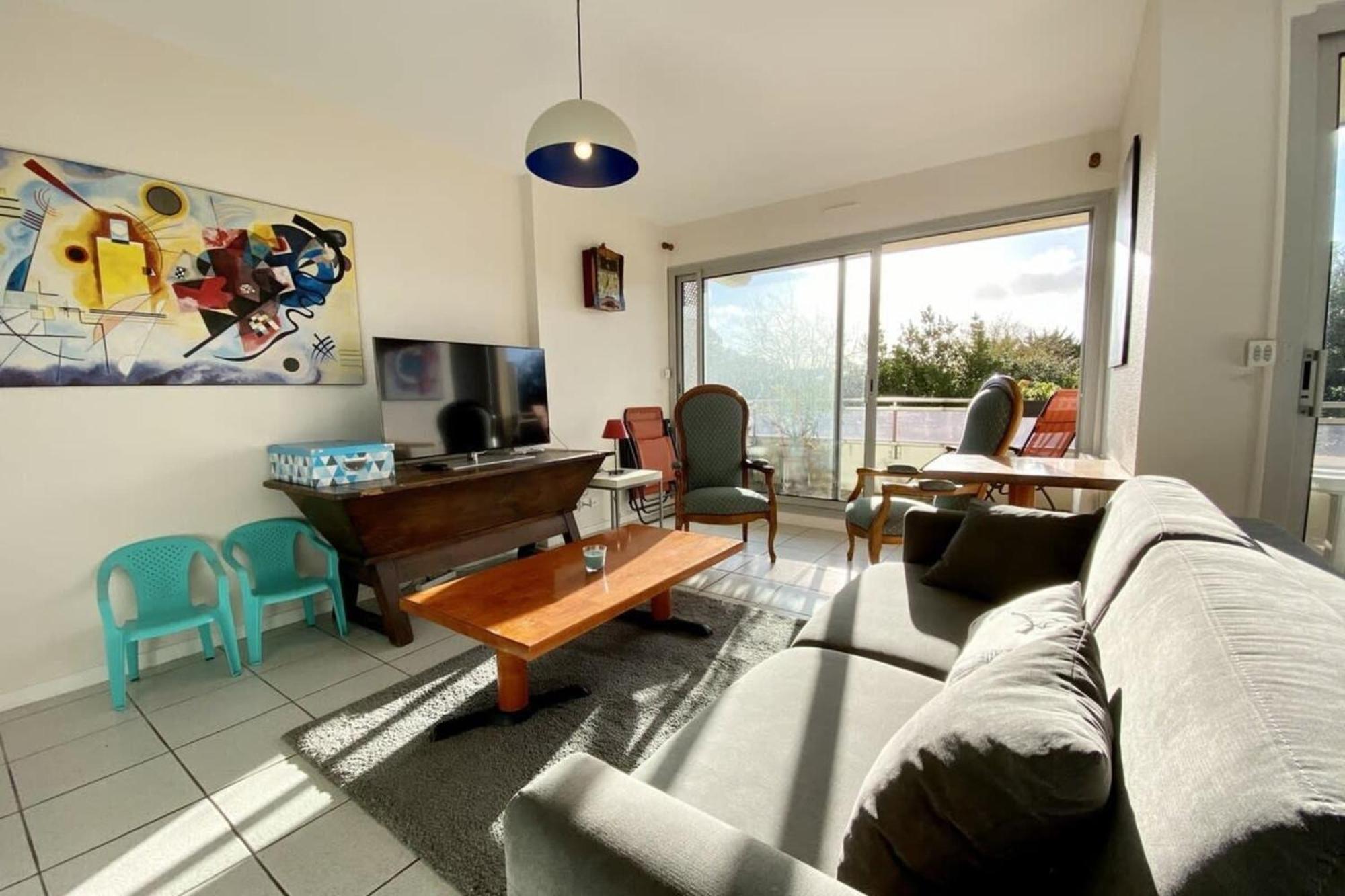 Charmant T3 Cosy A 2 Pas Du Bourg Et Des Plages Larmor-Plage Εξωτερικό φωτογραφία